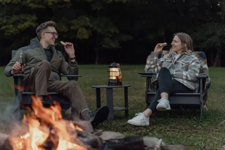 Nothing better than s’mores by the fire pit to end an adventurous day!