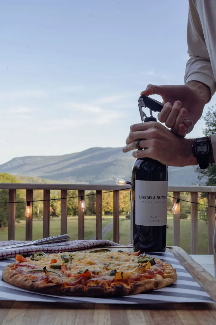 Enjoy the view while dining al fresco
